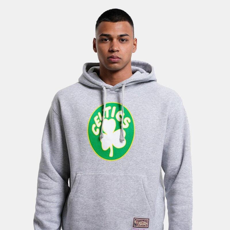 Bluza męska do koszykówki Mitchell & Ness Boston Celtics szara