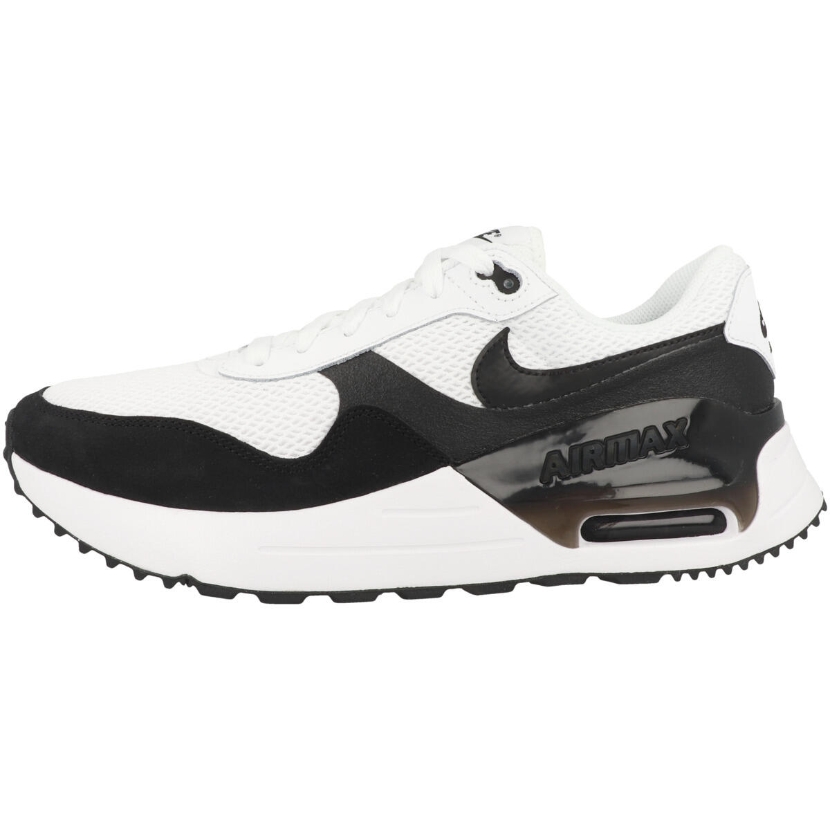 Nike - Chaussures Universel Hommes Nike Air Max Systm - Baskets - Blanc|noir - 43 - Decathlon