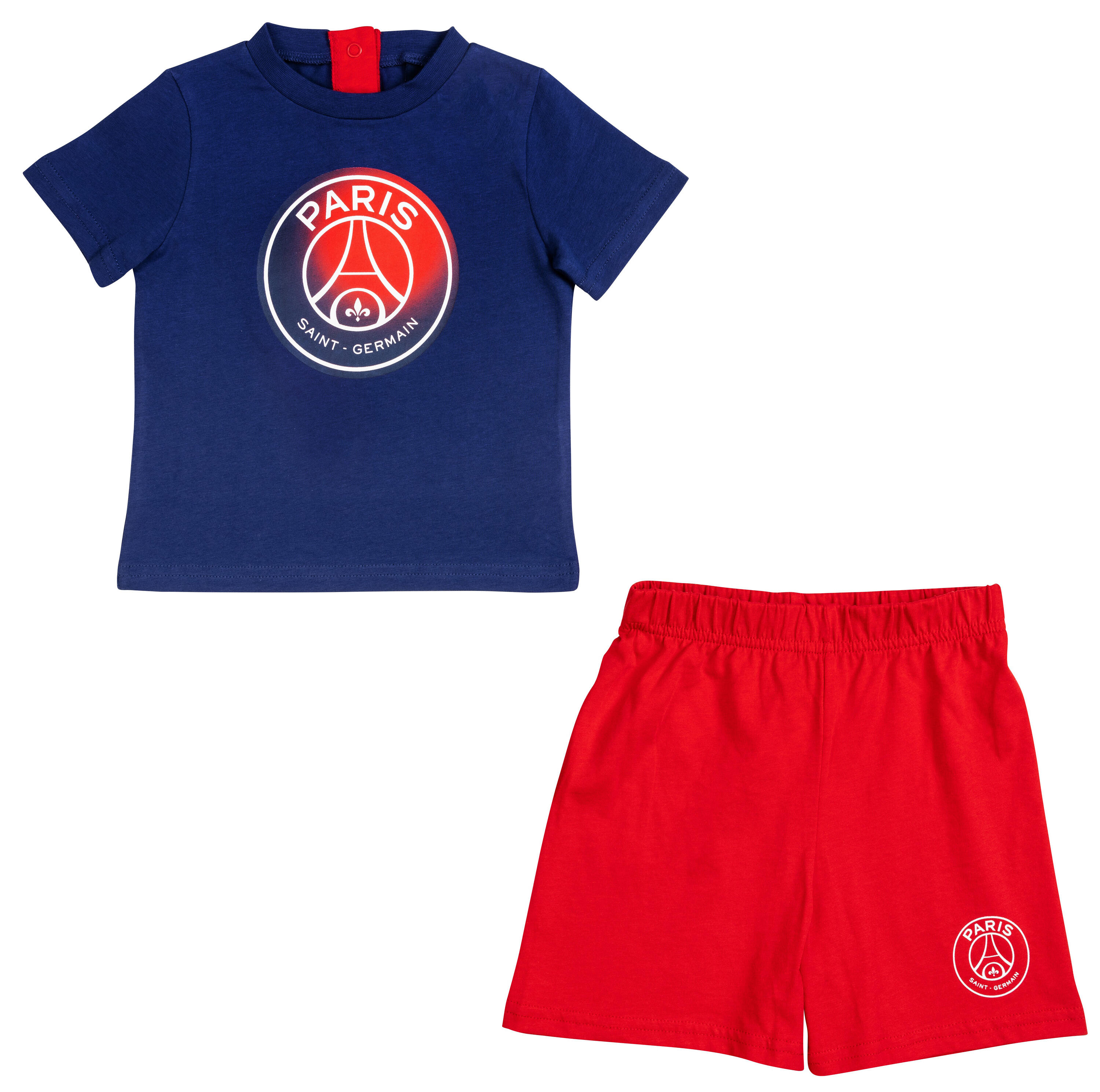 Ensemble t-shirt short bébé PSG - Collection officielle PARIS SAINT GERMAIN 1/2