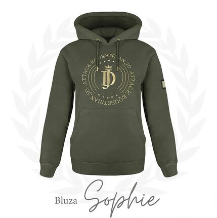 Sophie Hoodie Dames Khaki XS Sport Warm