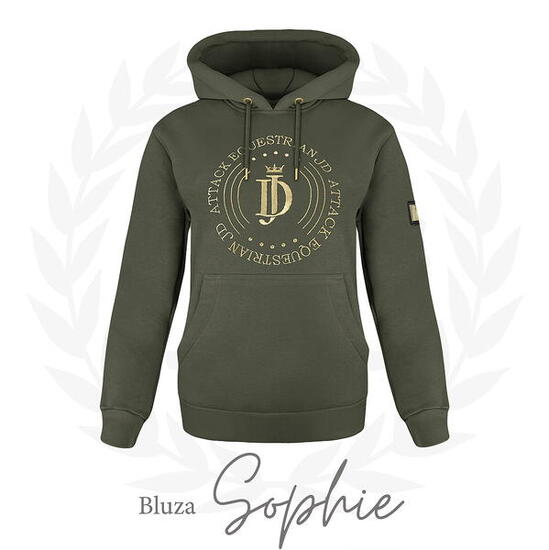 Sophie Hoodie Dames Khaki XS Sport Warm