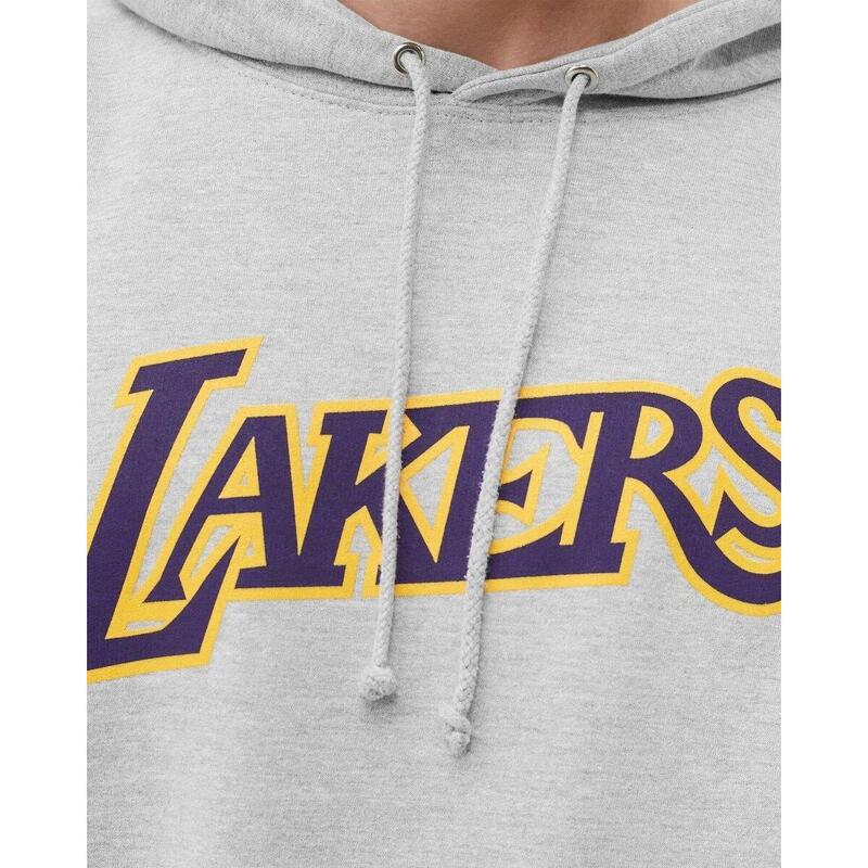 Bluza męska do koszykówki Mitchell & Ness Los Angeles Lakers szara