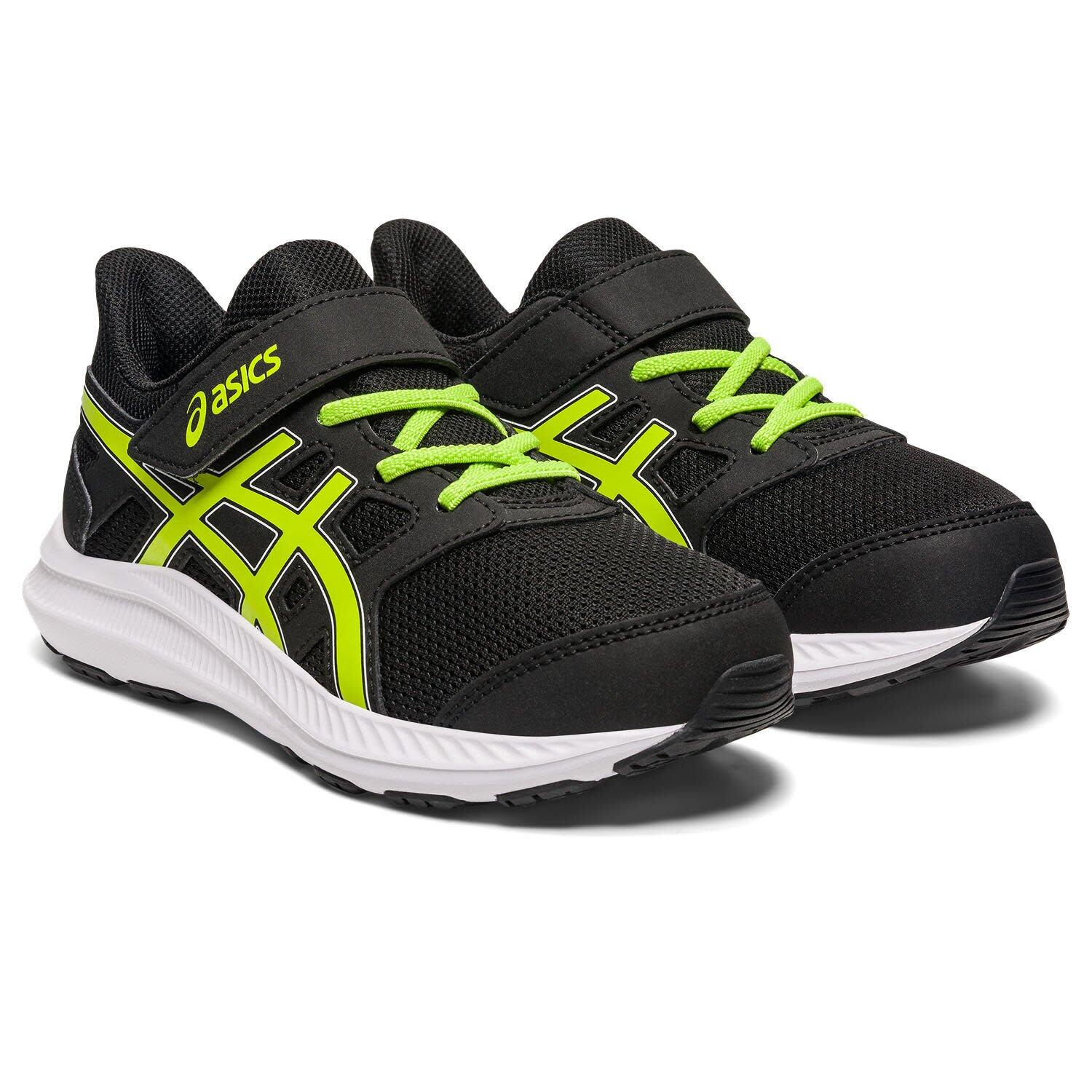 Chaussures Multisports Enfants - ASICS Jolt 4 PS - Black/Lime Zest 2/7