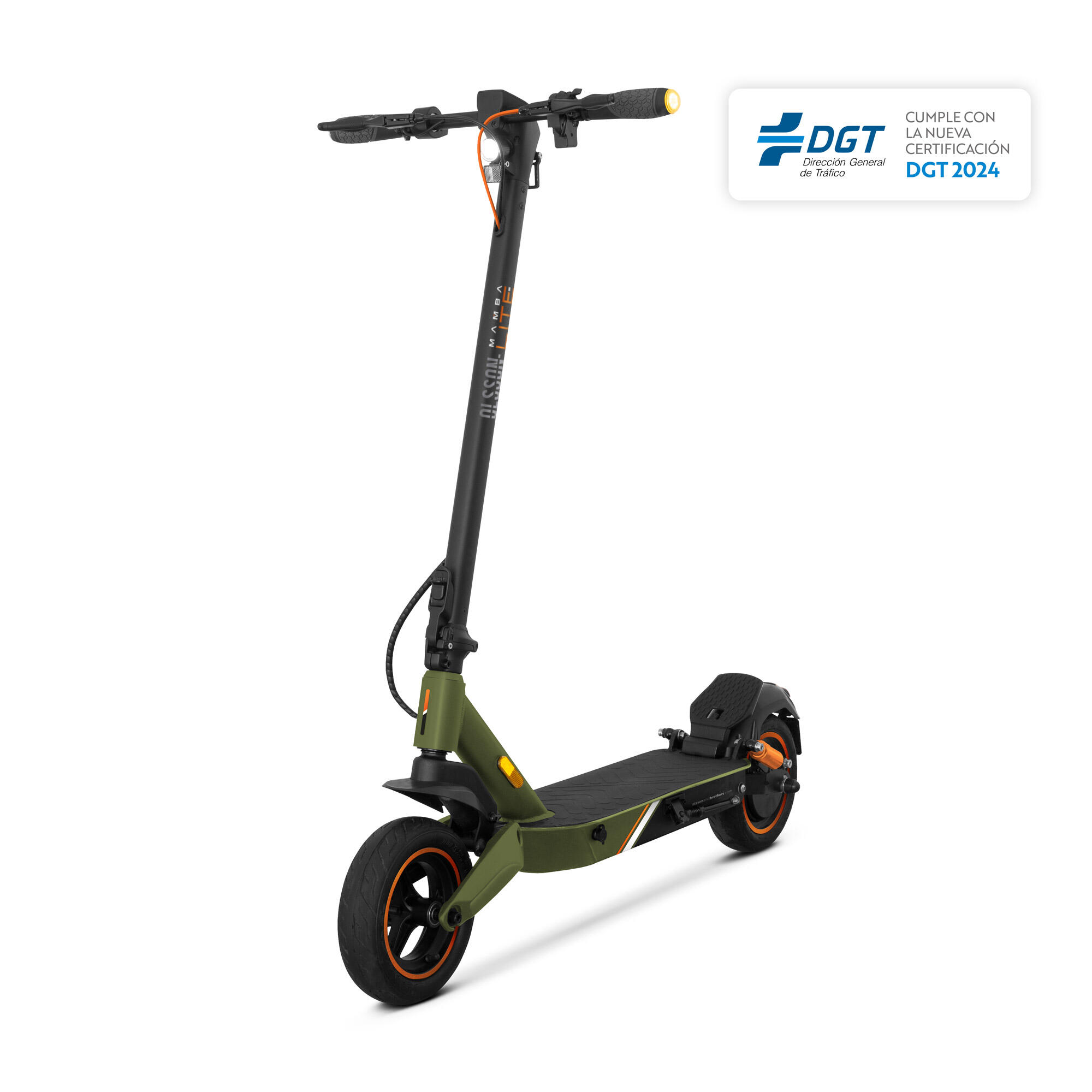 OLSSON AND BROTHERS Patinete eléctrico MAMBA LITE DGT 2024 motor 850W 35km autonomía frenos disco