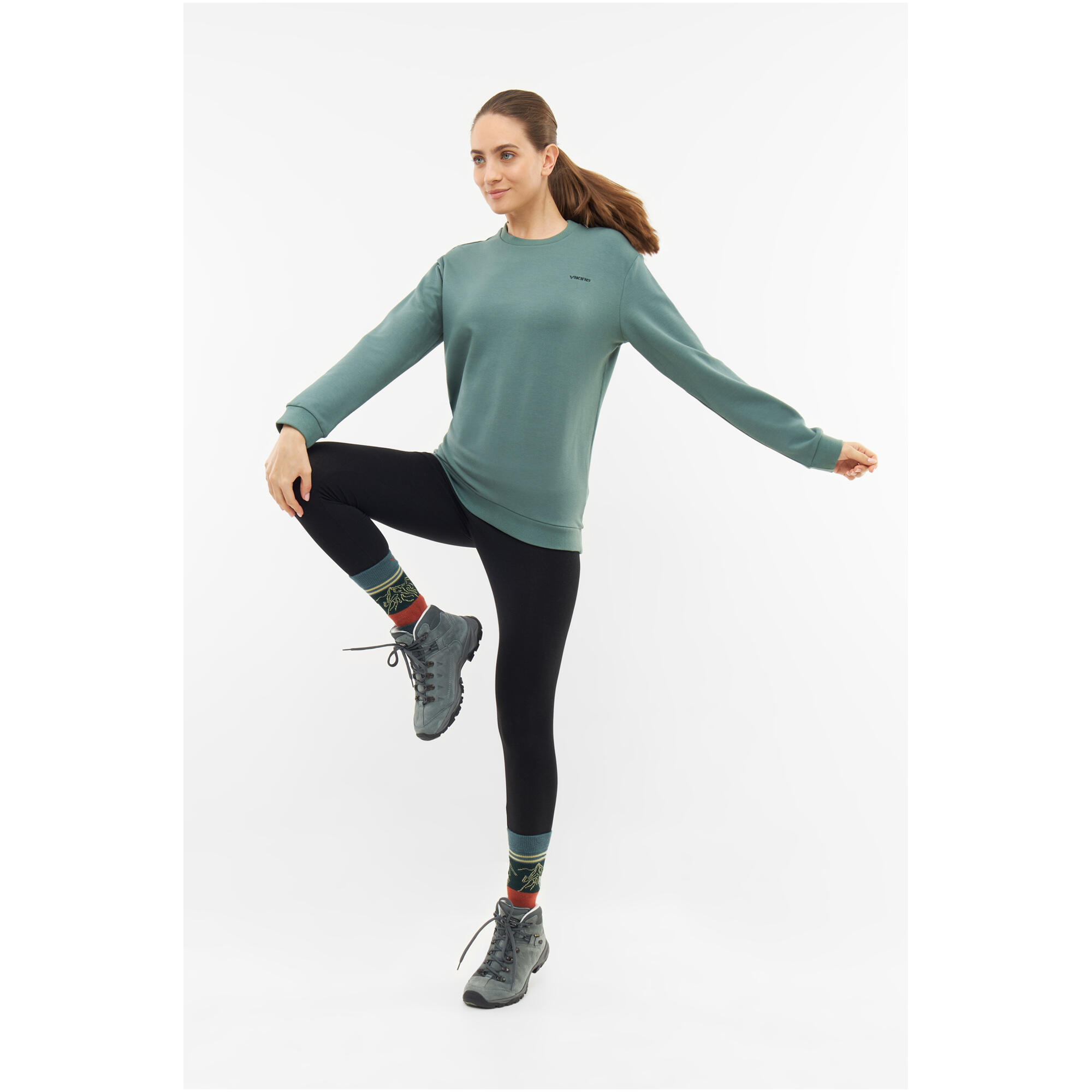 Felpa girocollo da donna Viking Escape Bamboo 3/7