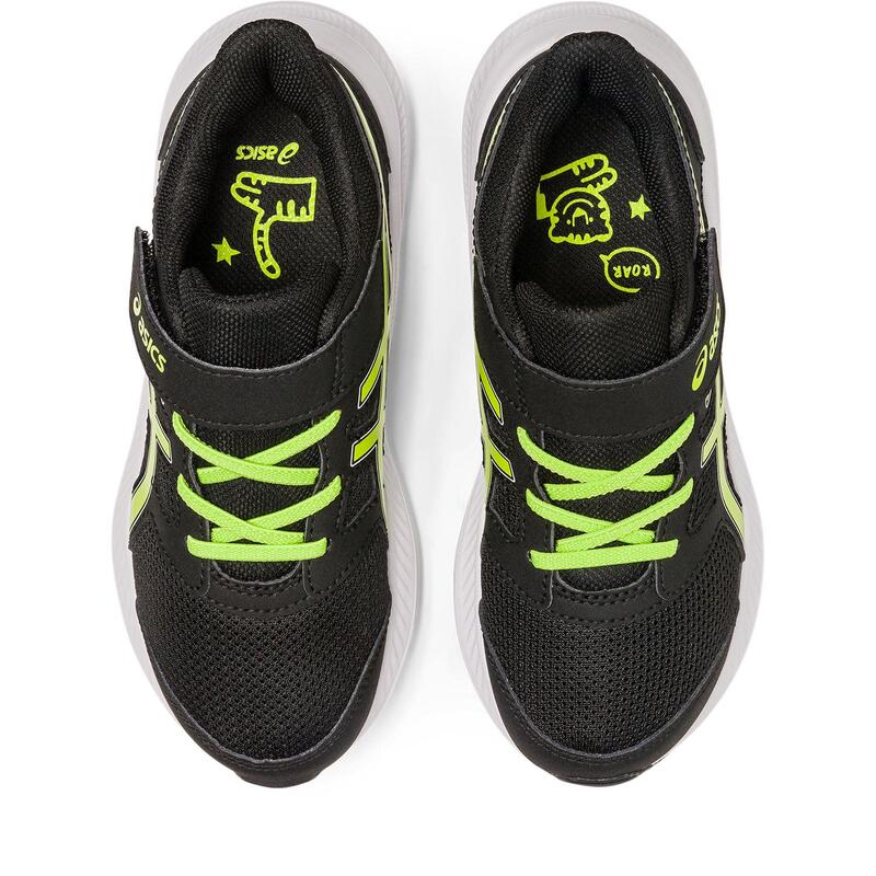 Zapatillas Multideporte Niños - ASICS Jolt 4 PS - Black/Lime Zest