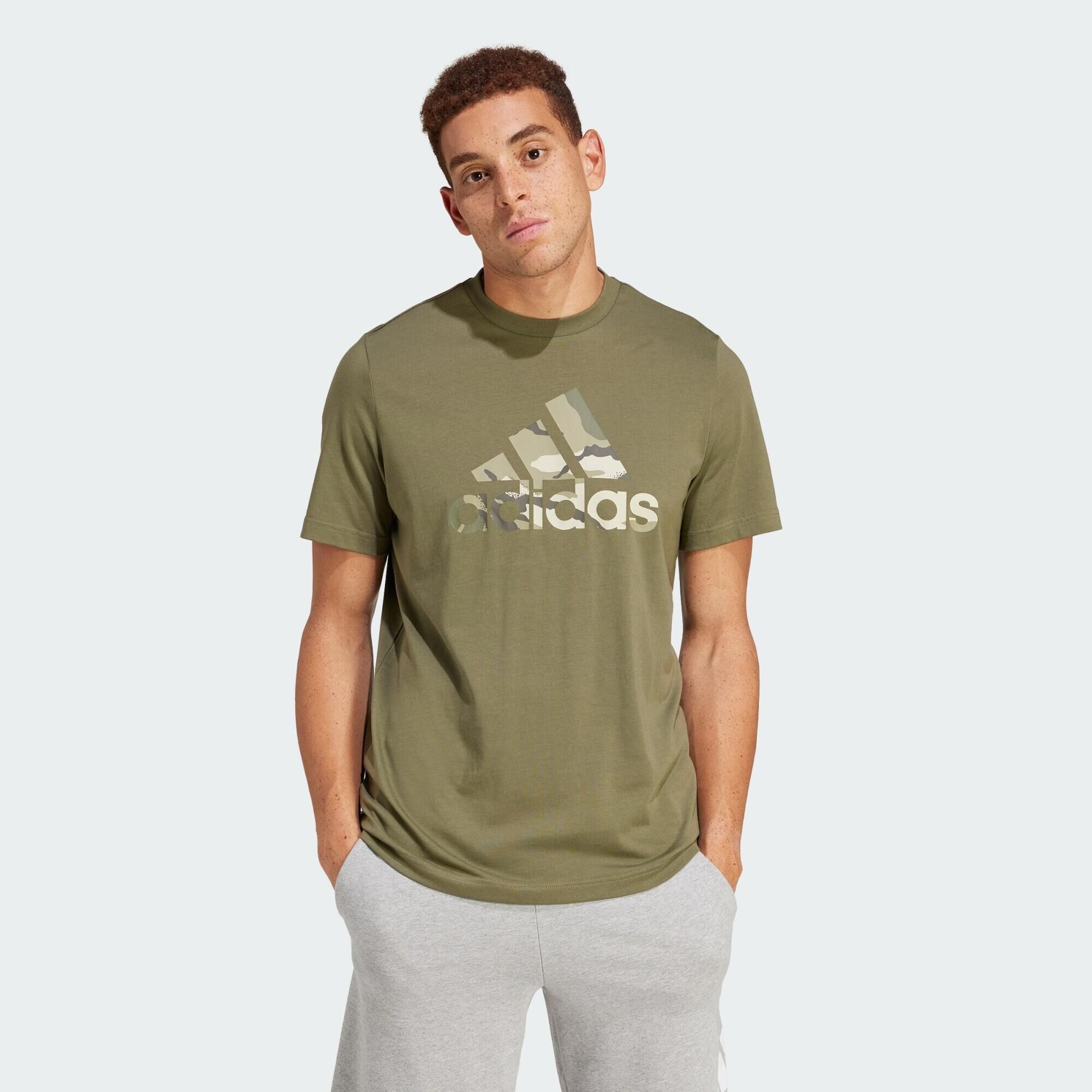 ADIDAS Camo Badge of Sport Graphic Tee