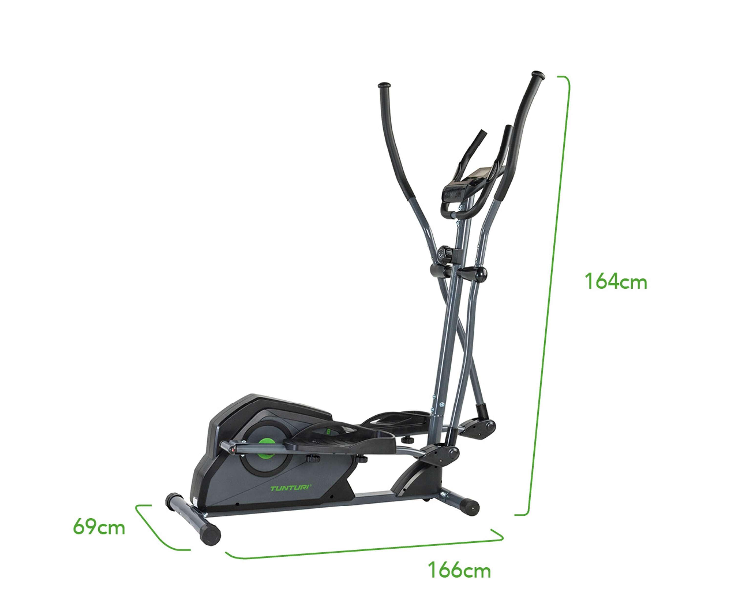 Crosstrainer - Hartslagmeter en tablethouder - Cardio Fit C30 4/8