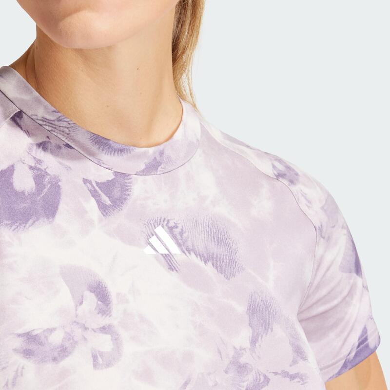 Camiseta Train Essentials AOP Flower Tie-Dye