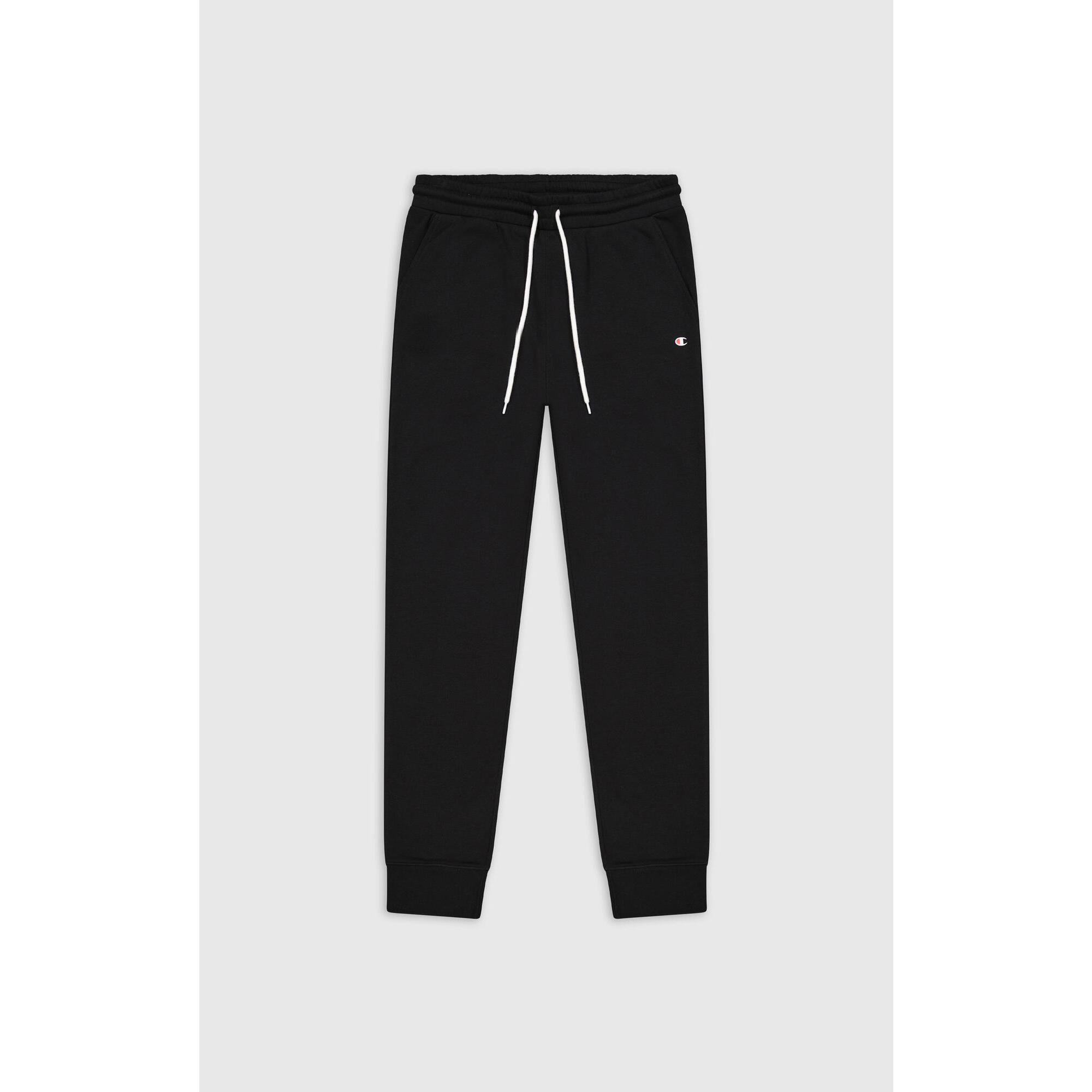 Champion - Champion Pantalon De Jogging  -  Hommes  -  Legacy Authentic Rib Cuff Pants - Pantalons - Noir - 40 M - Decathlon