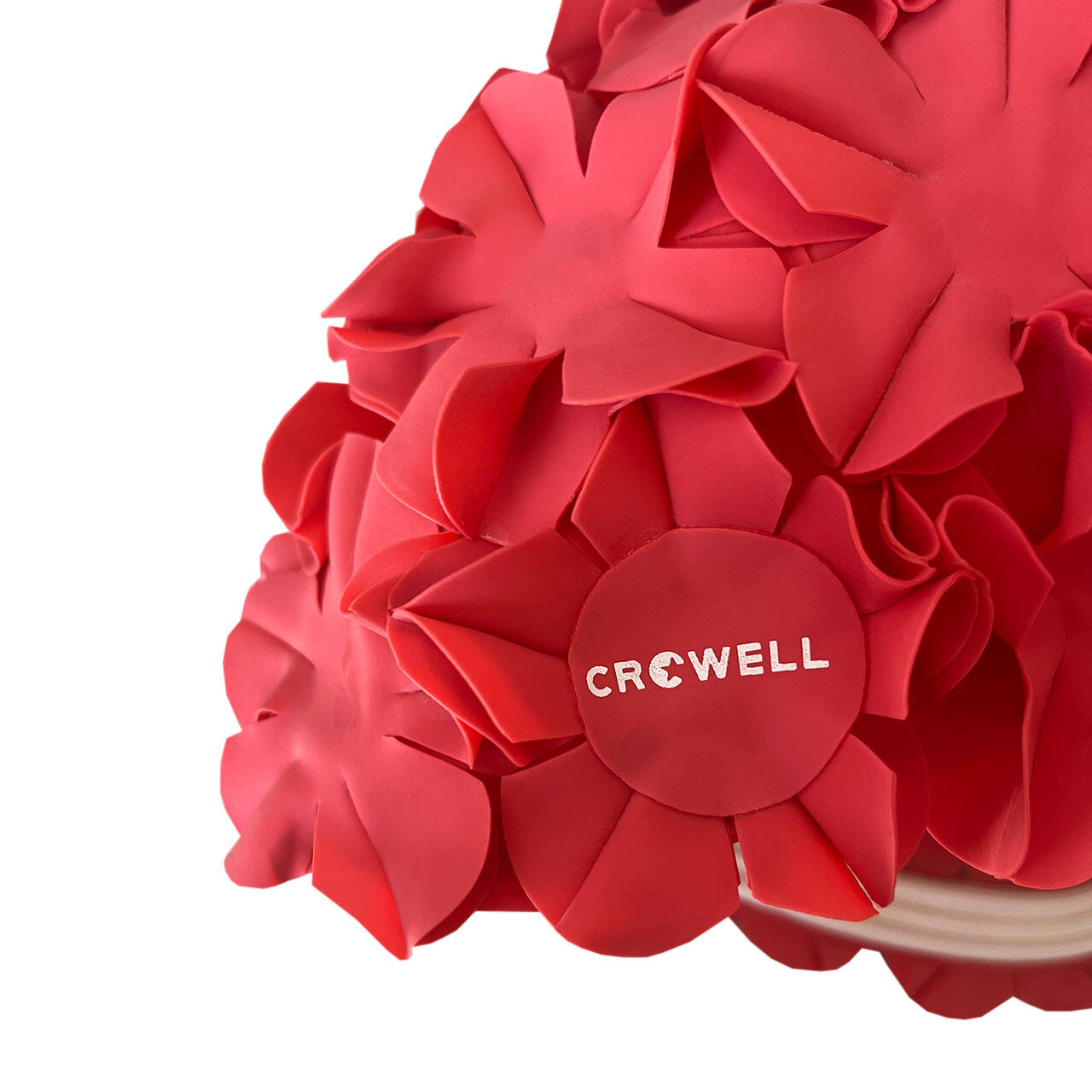 Cuffia da nuoto Crowell - gomma spessa, motivo floreale 2/2