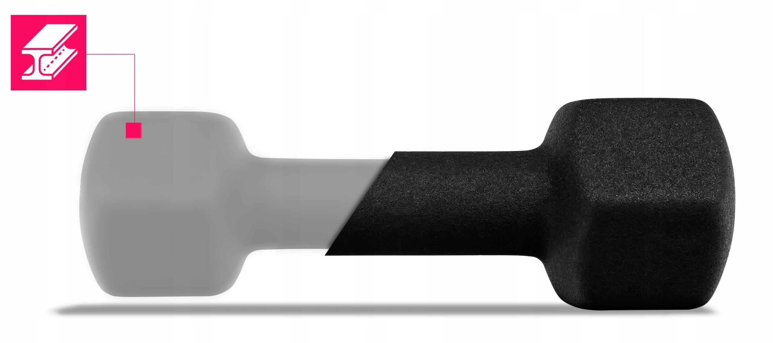 Hantelki fitness Sapphire SG-1104DV 2x4 kg 4/5