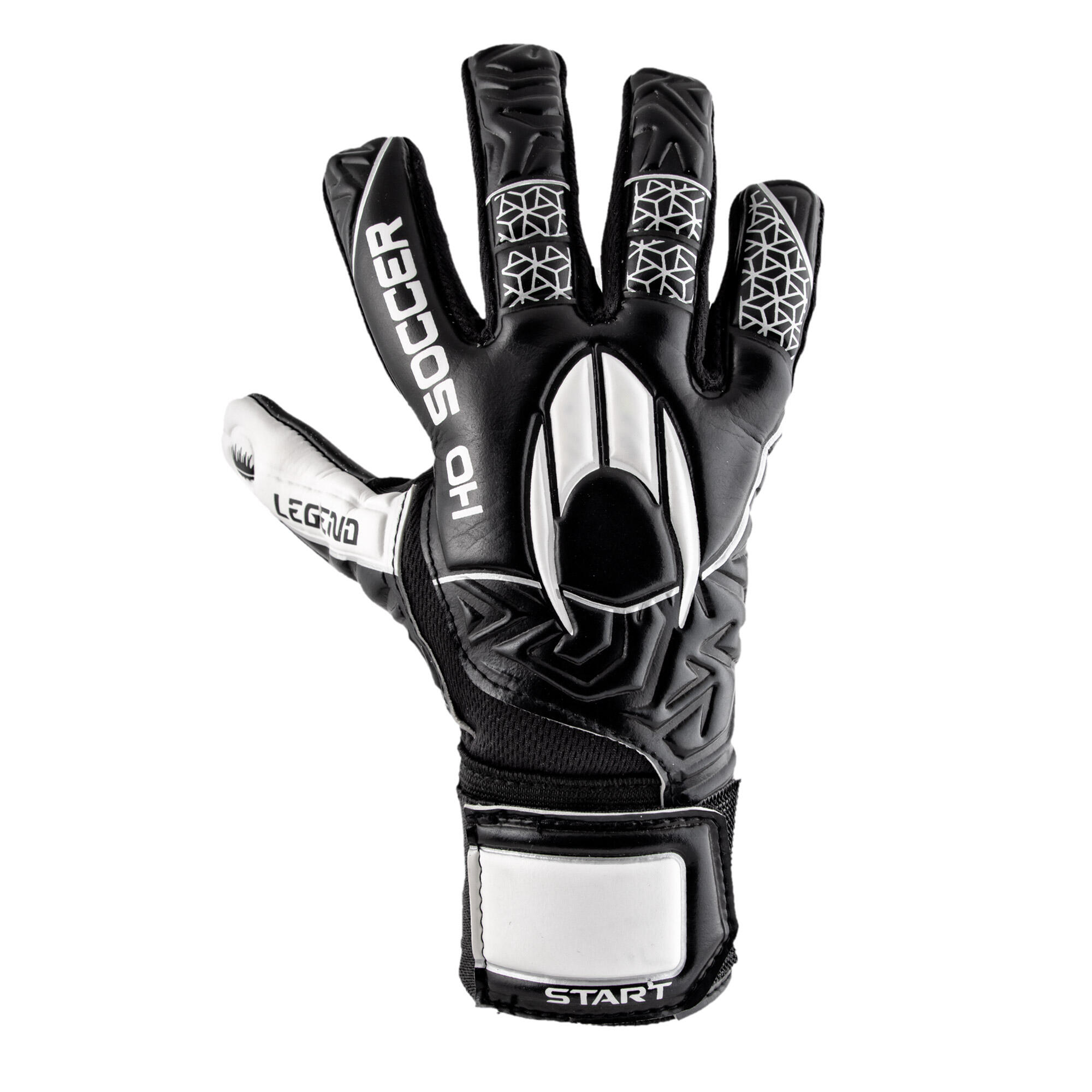 Guanti da portiere Ho Soccer Start Legend per bambino Nero 5/7