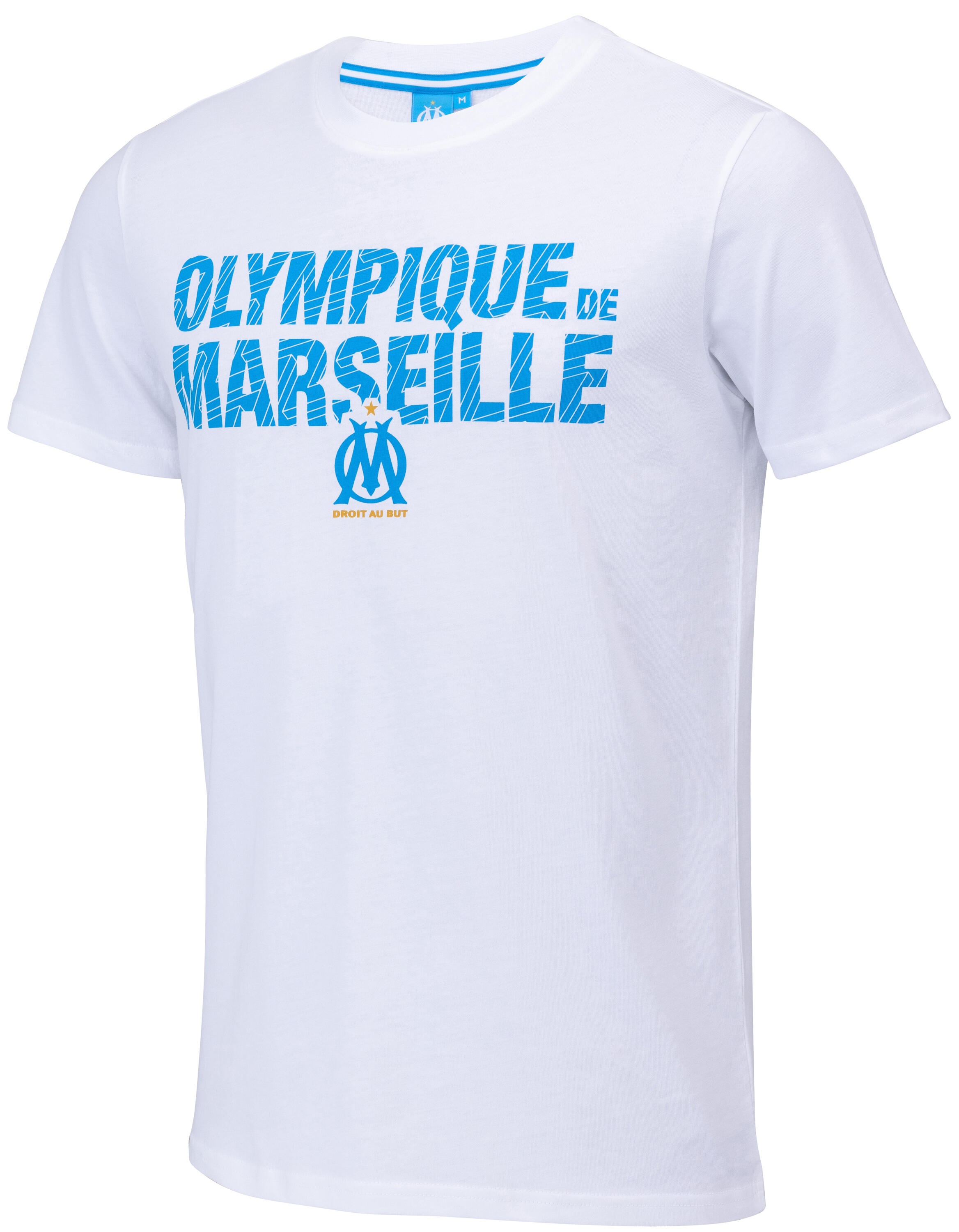 T-shirt Fan OM Olympique De Marseille – Collection Officielle, 100% Coton Jersey 160g, Sérigraphie