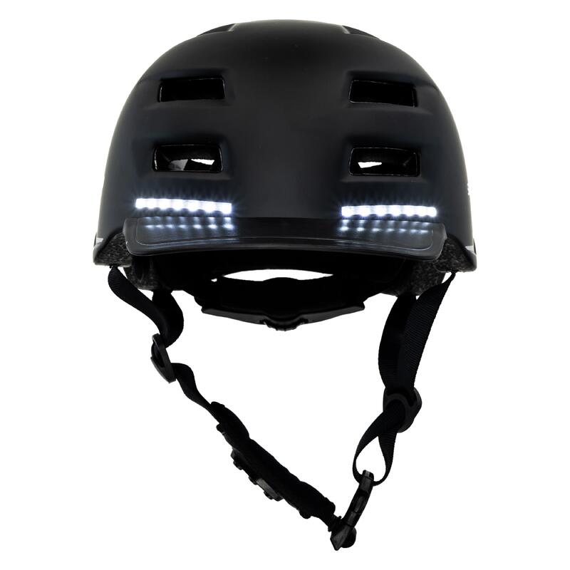 Casco Inteligente smartGyro Smart Helmet Pro, Patinetes y Bicicletas, L, Black