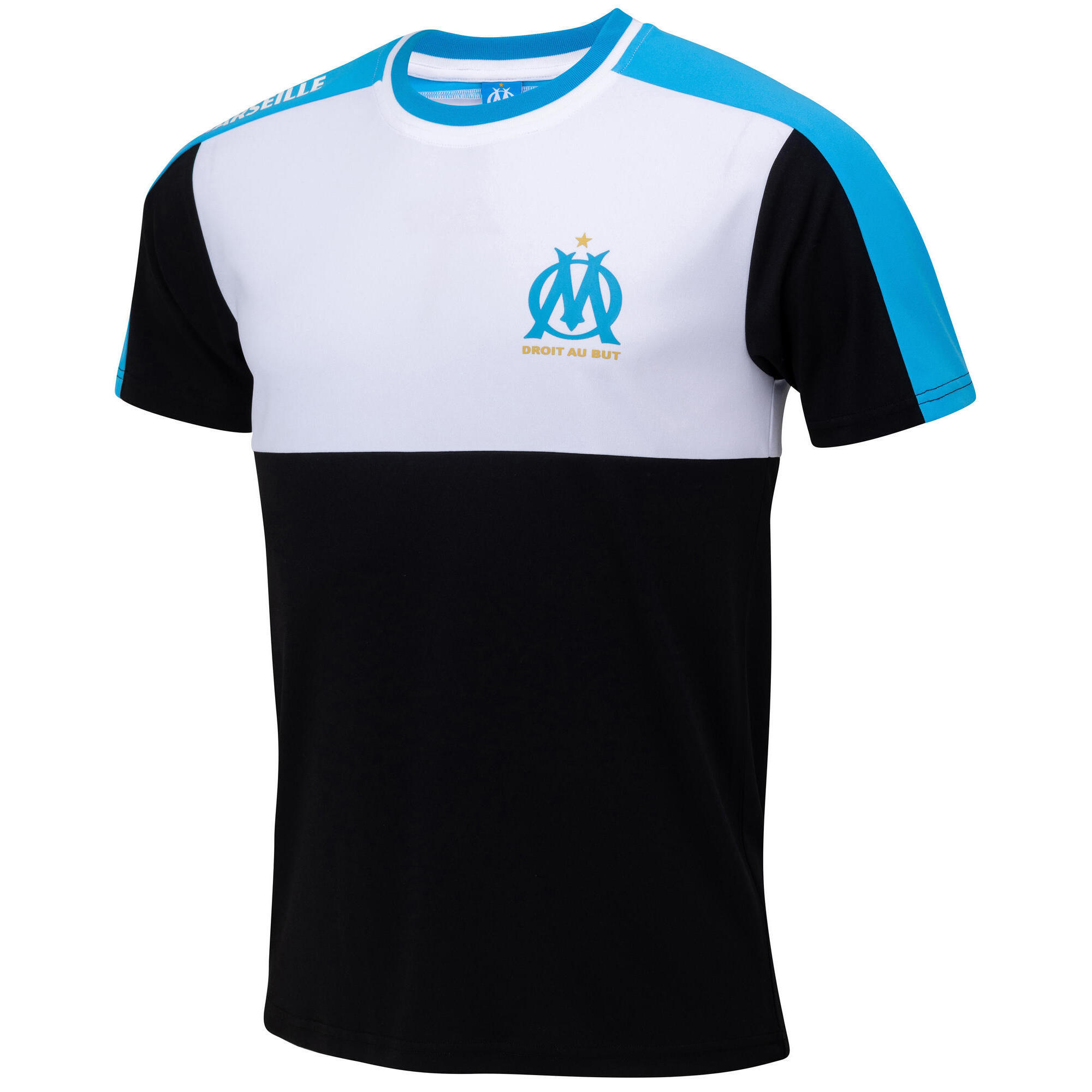 T-shirt Olympique De Marseille Officiel - Taille Enfant Garçon, 100% Coton
