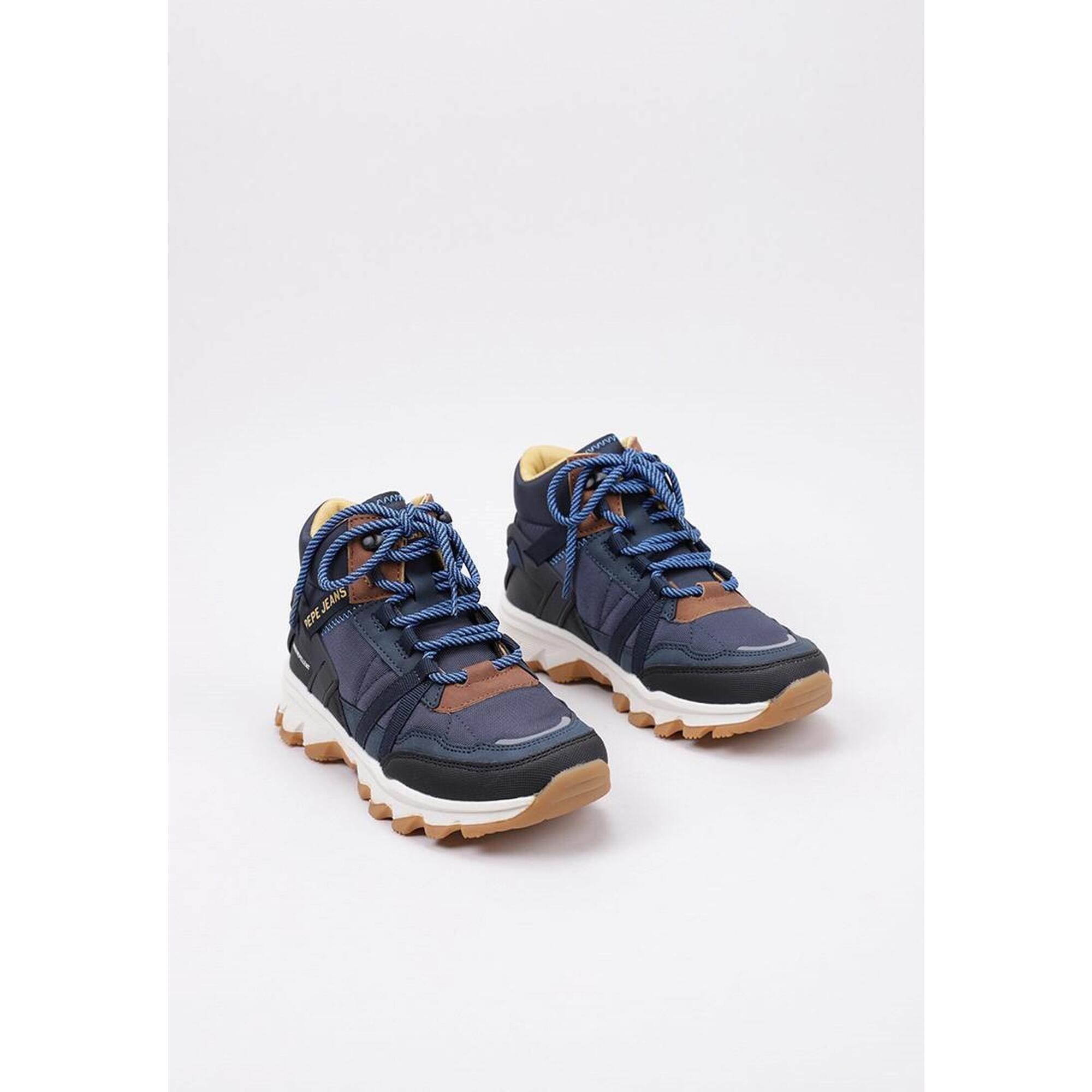 Botas de montaña Senderismo Niños Pepe Jeans PEAK OUTDOOR SHOE Azul