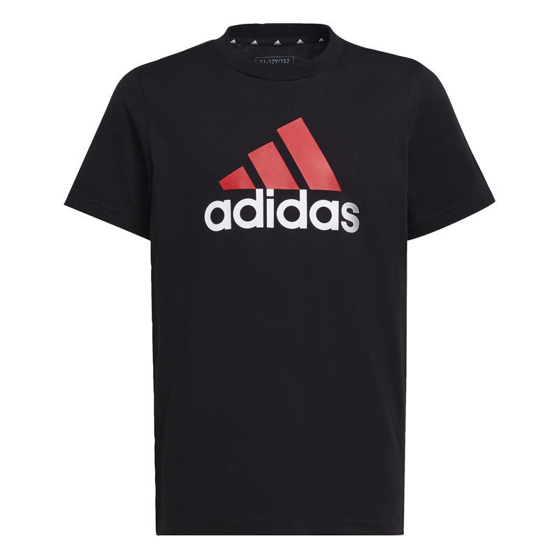 T-shirt bicolore en coton Essentials Big Logo
