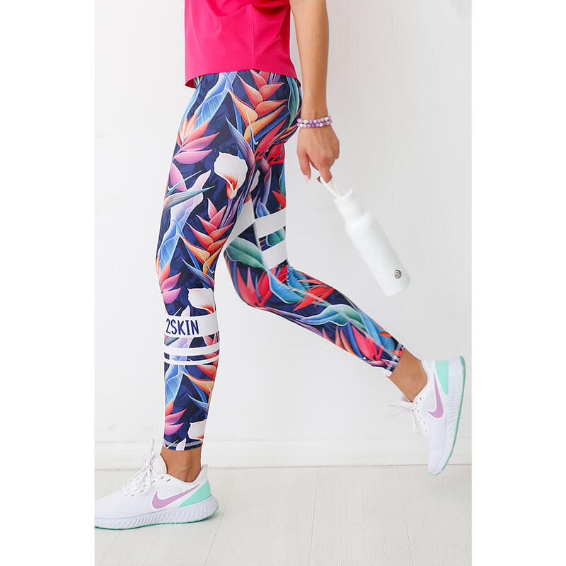 Legginsy na trening damskie 2skin Cardio długie