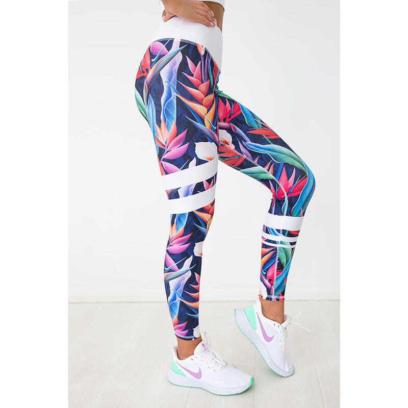 Legginsy na trening damskie 2skin Cardio długie