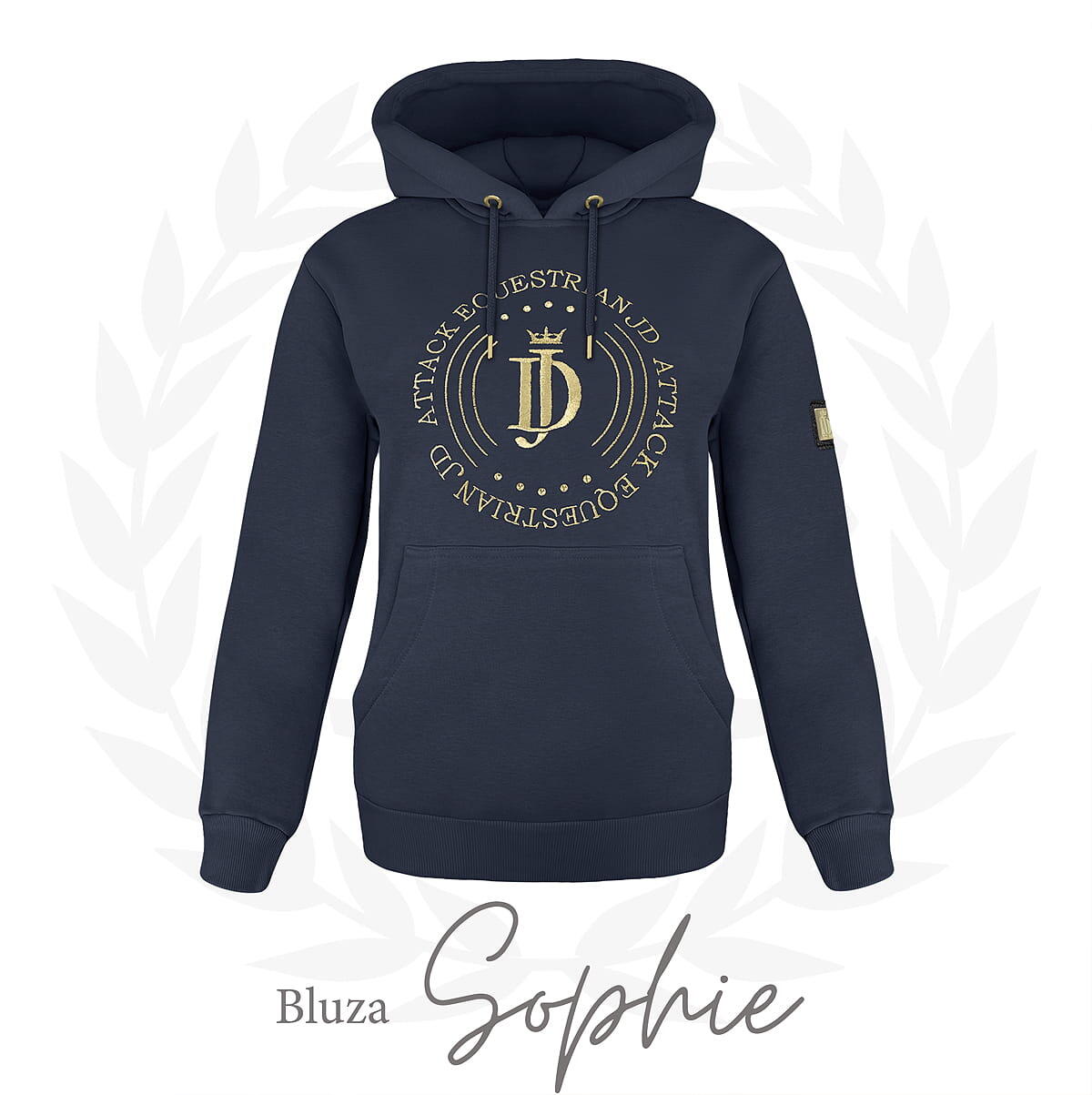 Maglia - equitazione - traspirante, con cappuccio - sophie - khaki 3/7