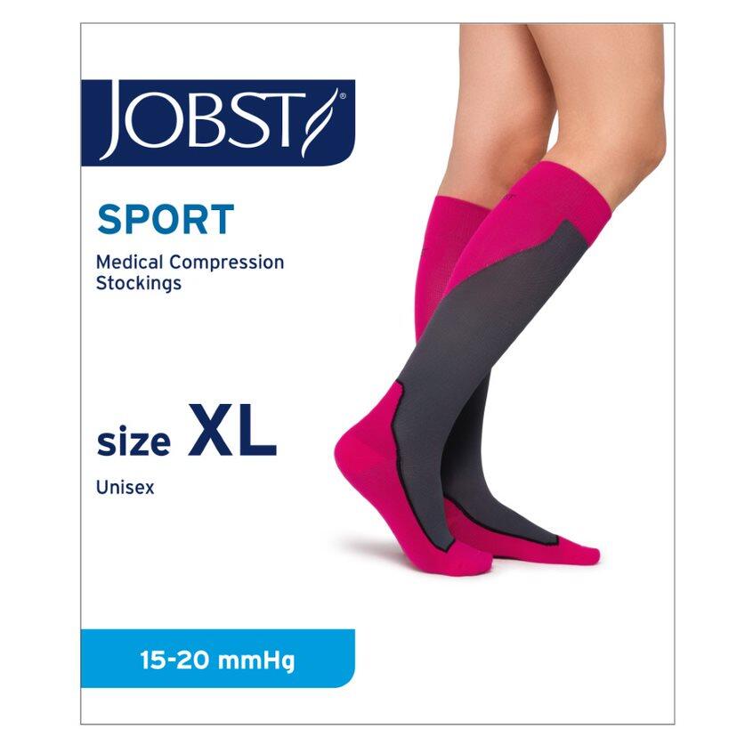 JOBST Unisex Knee High Compression Socks - Pink