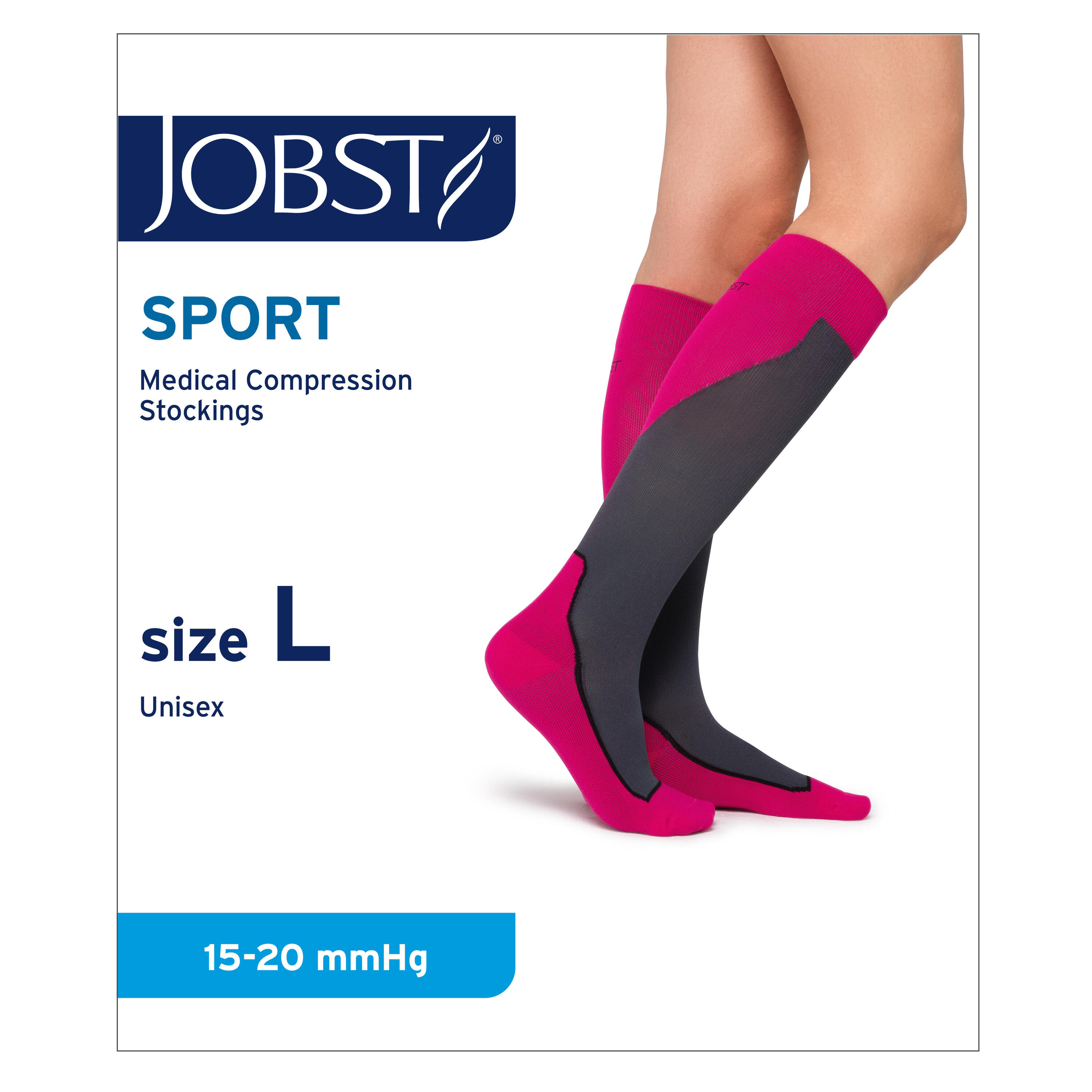 JOBST Unisex Knee High Compression Socks - Large
