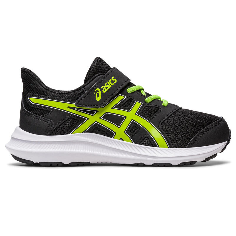 Sapatos Multidesportos para Crianças - ASICS Jolt 4 PS - Preto/Lime Zest