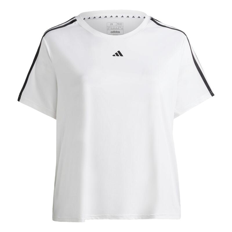 AEROREADY Train Essentials 3-Stripes T-shirt (Grote Maat)