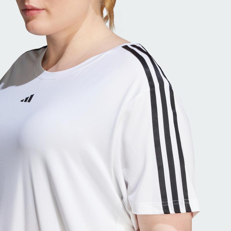 AEROREADY Train Essentials 3-Streifen T-Shirt – Große Größen