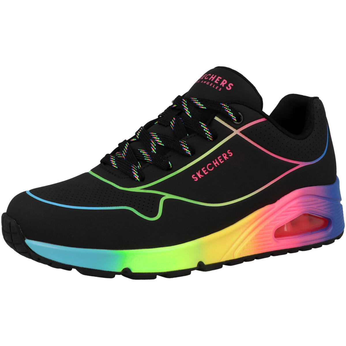SKECHERS Sneaker ZWART  37 (Z1052) 4/6