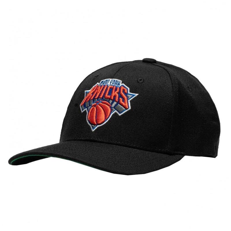 Czapka z daszkiem męska do koszykówki Mitchell & Ness NBA New York Knicks czarna