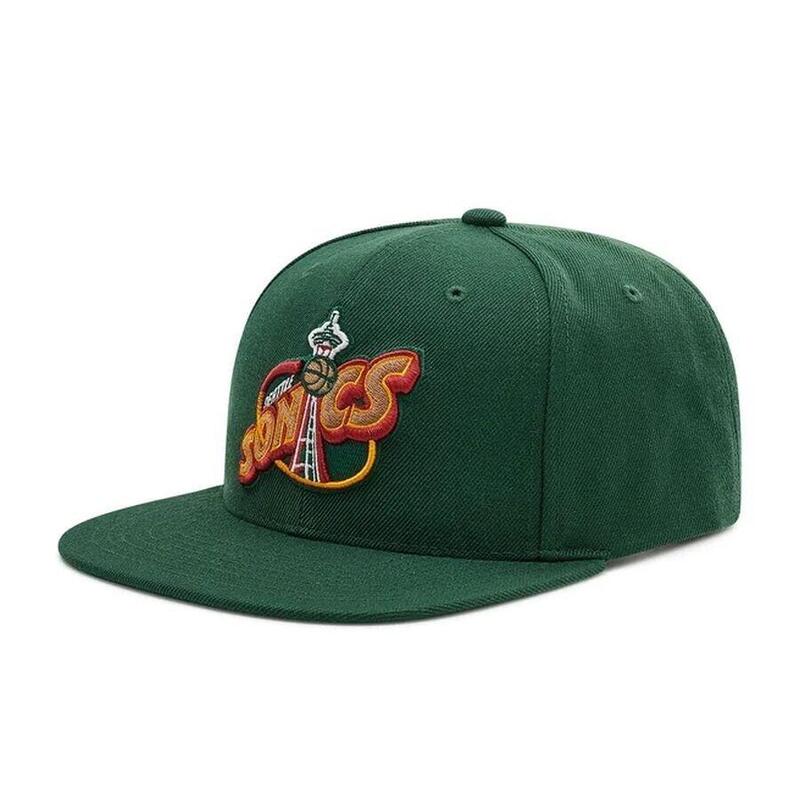Mitchell & Ness czapka z daszkiem bejsbolówka NBA Seattle Supersonic zielona