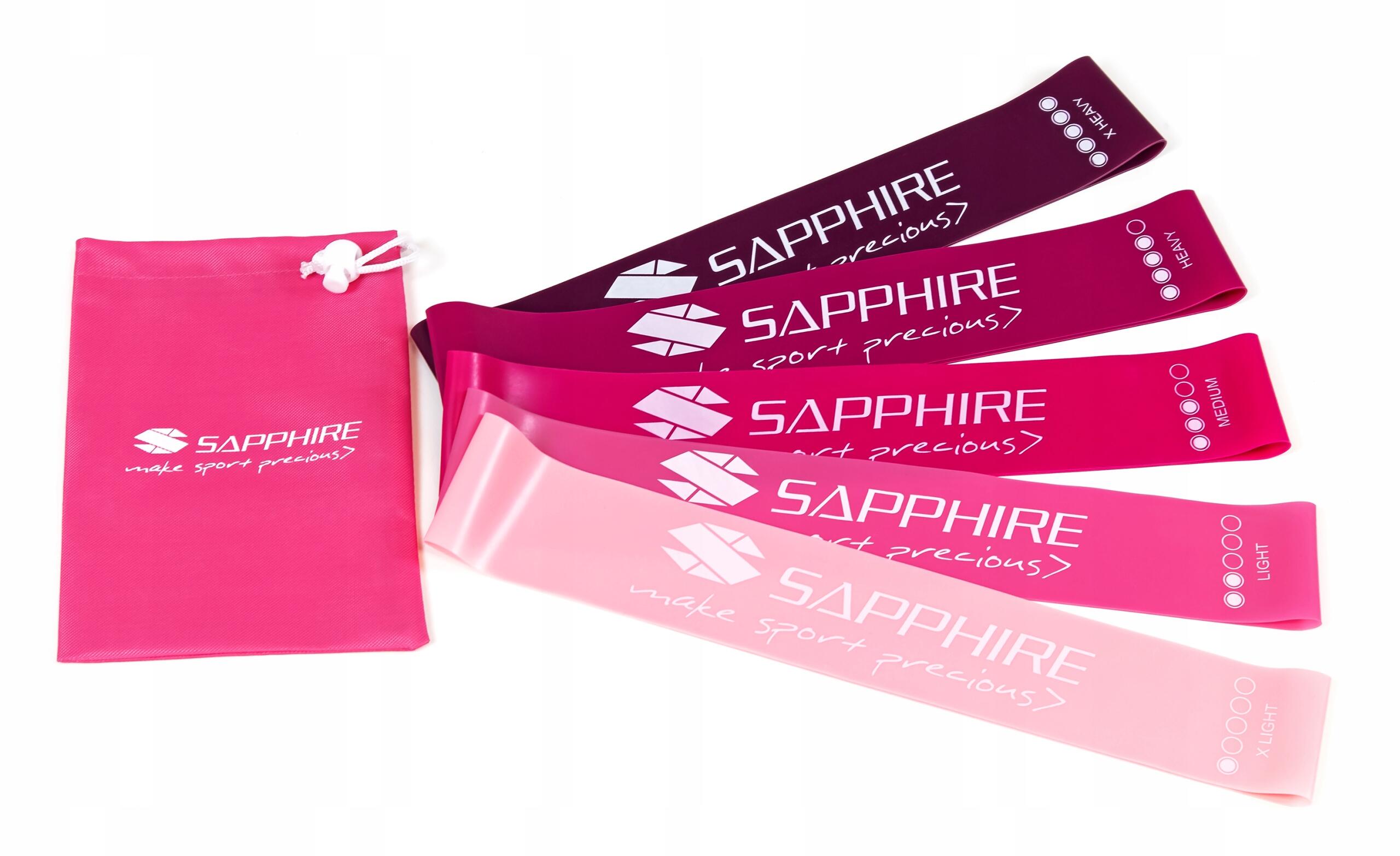 Zestaw gum oporowych Sapphire SG-1314 5 szt. mini band 6/7