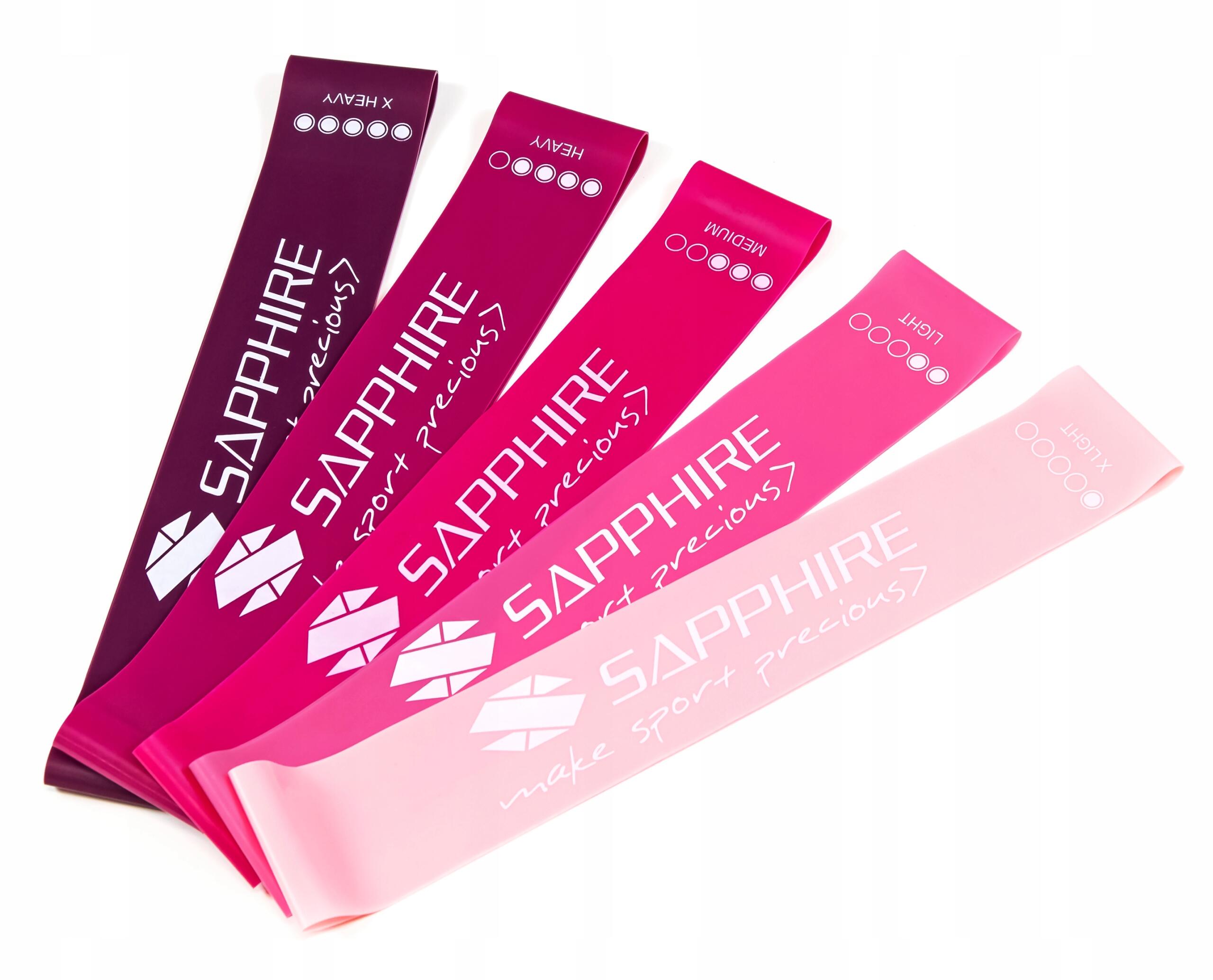 Zestaw gum oporowych Sapphire SG-1314 5 szt. mini band 2/7