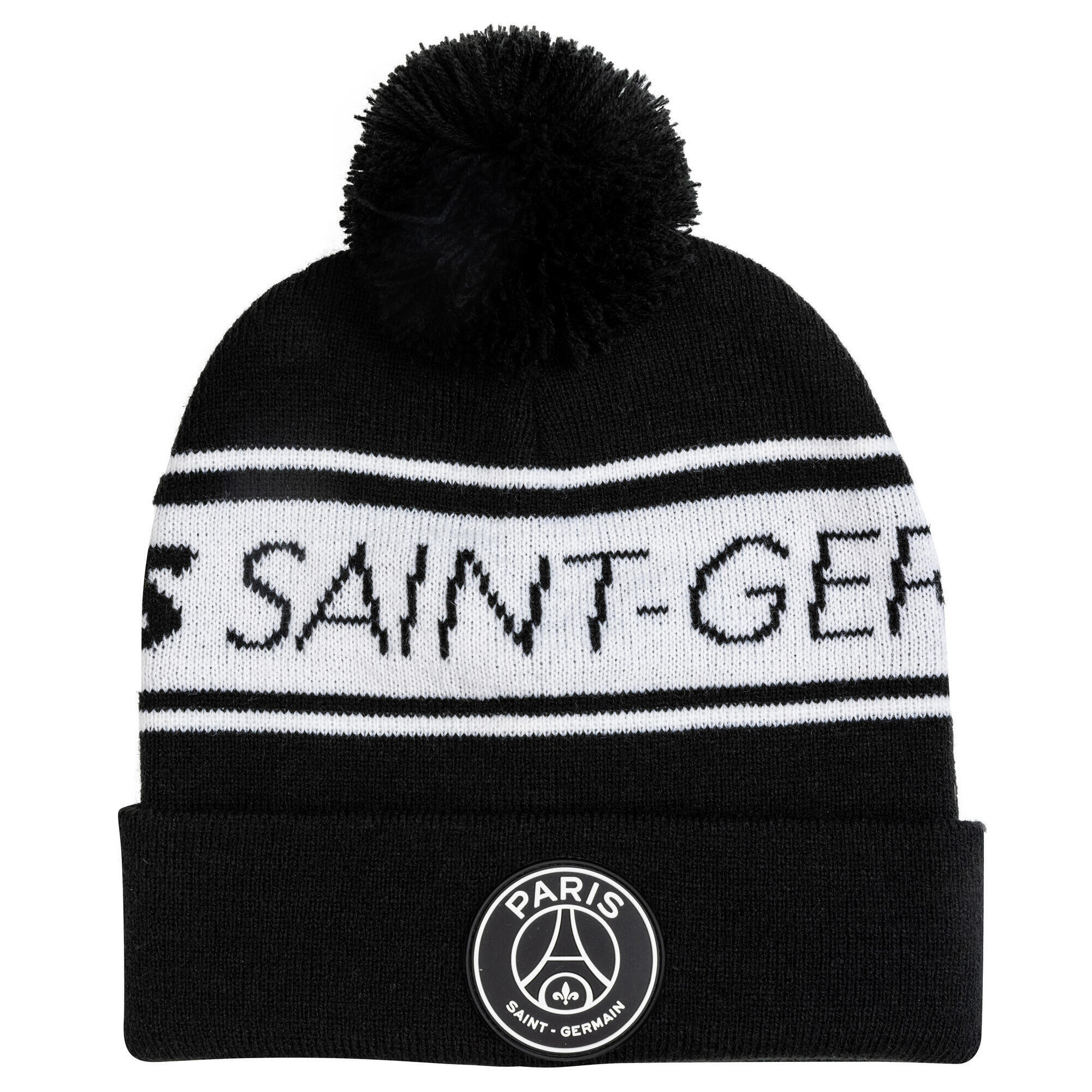 Psg - Bonnet Pompon Psg Enfant - Collection Officielle Paris Saint Germain - Bonnet - Noir - Taille Unique - Decathlon