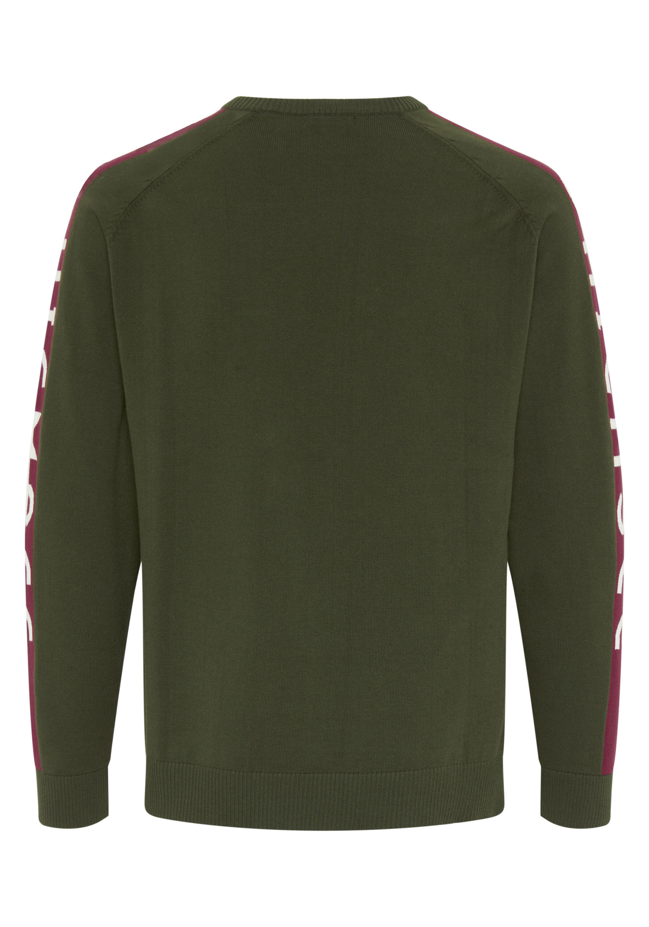 Strickpullover mit Patches und Logo-Ärmeln 2/7