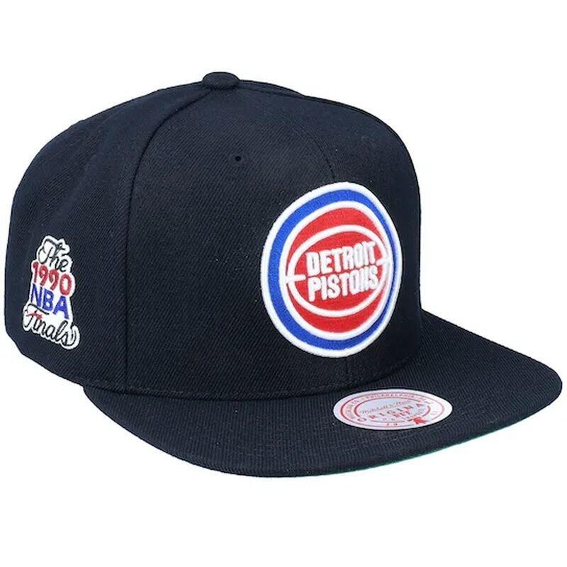 Casquette de basket homme Mitchell Ness NBA Detroit Pistons noir 2/5