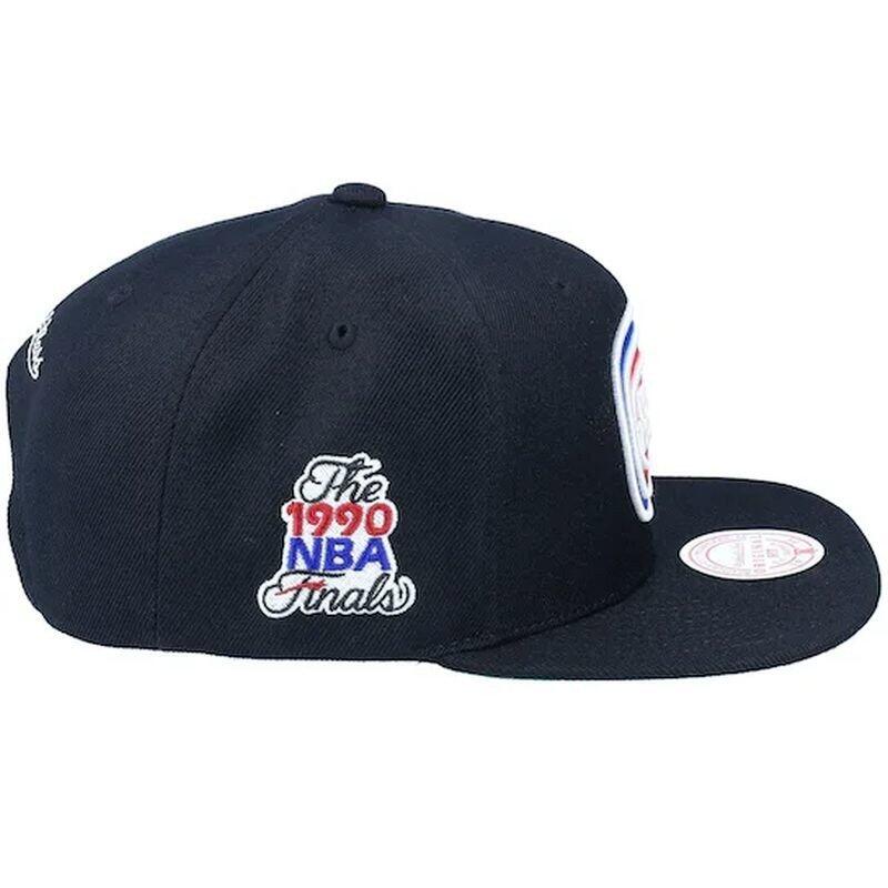 Casquette de basket homme Mitchell Ness NBA Detroit Pistons noir 3/5