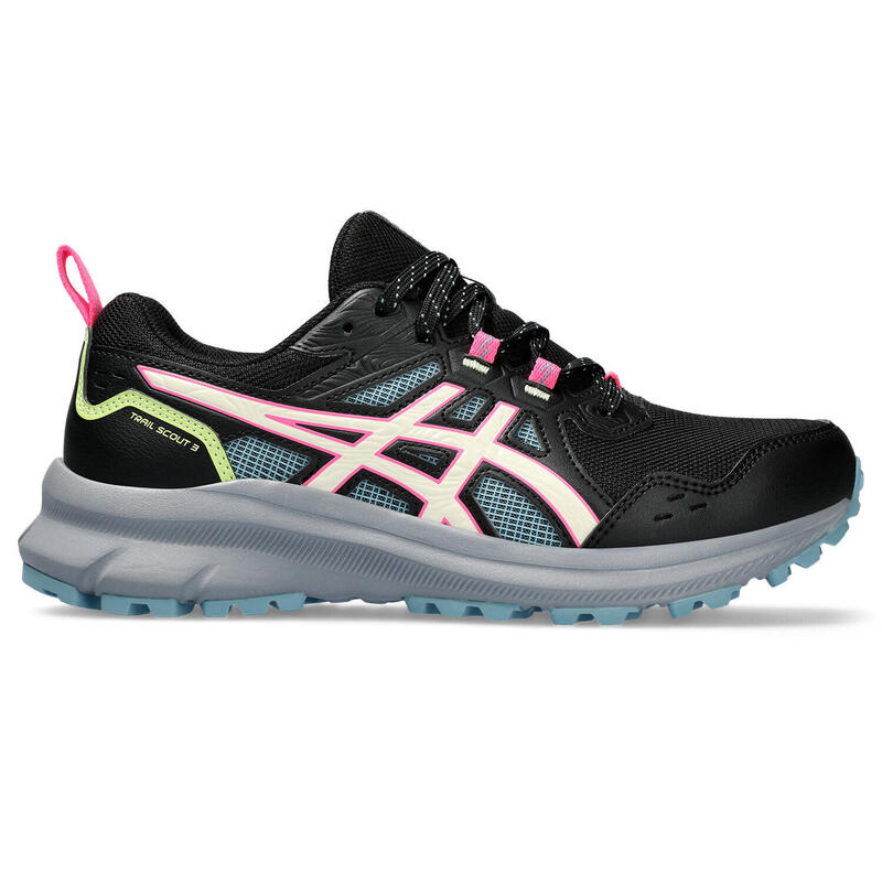 Zapatillas Senderismo Mujer - ASICS Trail Scout 3 W - Black/Birch