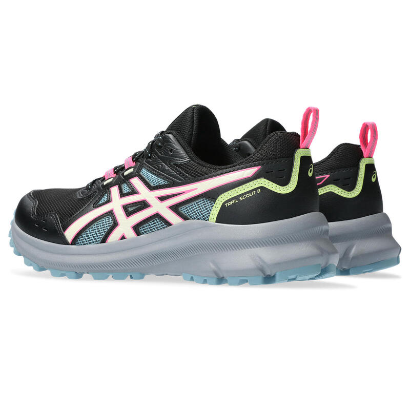 Zapatillas Senderismo Mujer - ASICS Trail Scout 3 W - Black/Birch