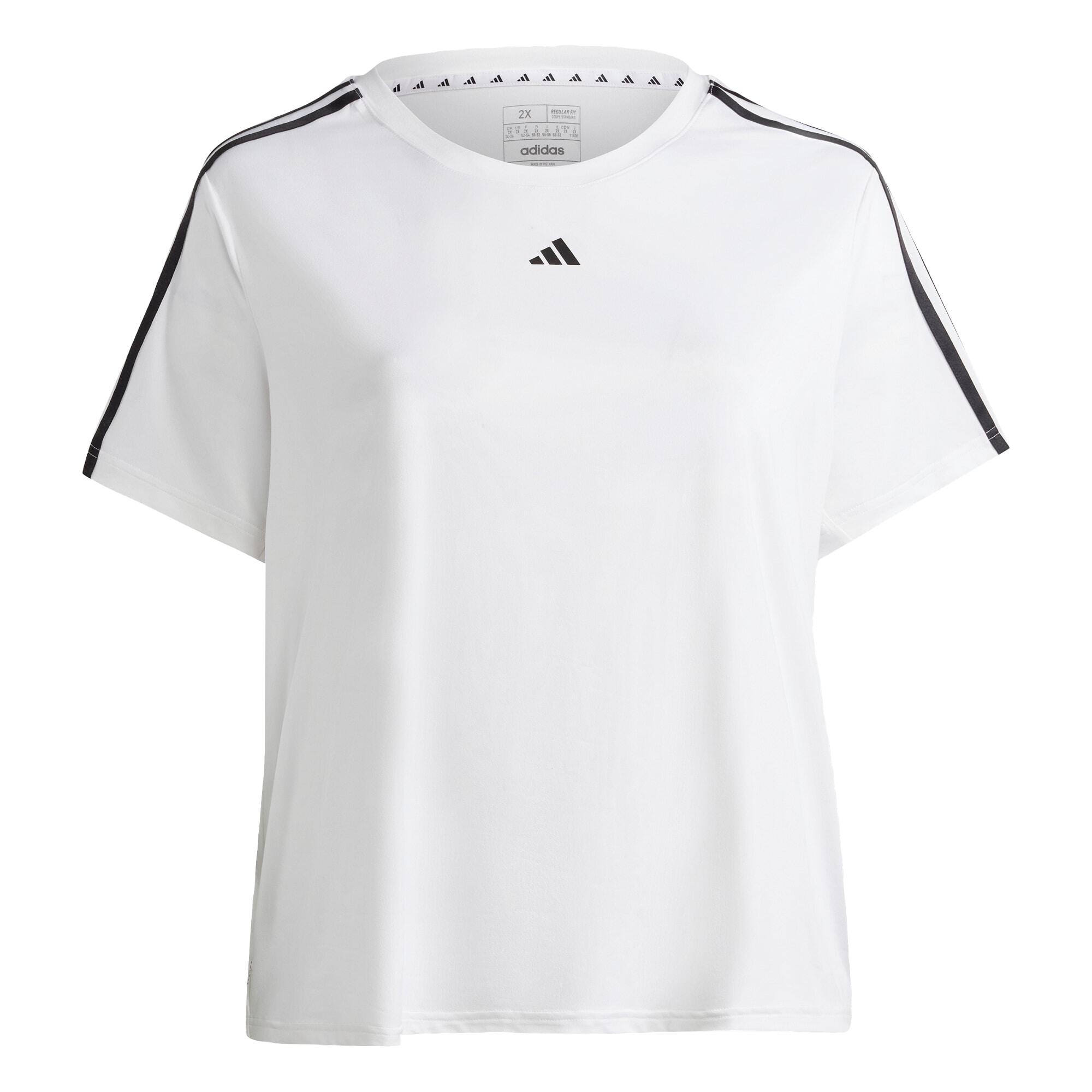 AEROREADY Train Essentials 3-Stripes Tee (Plus Size) 2/5