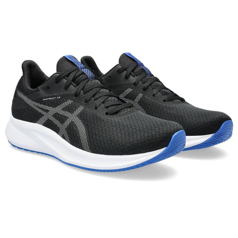 Zapatillas De Running Hombre - ASICS Patriot 13 - Black/Pure Silver