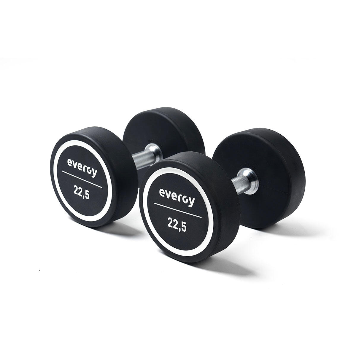 EVERGY MANCUERNAS REDONDAS POLIURETANO 22,5KG (PAR) DUMBBELLS EVERGY