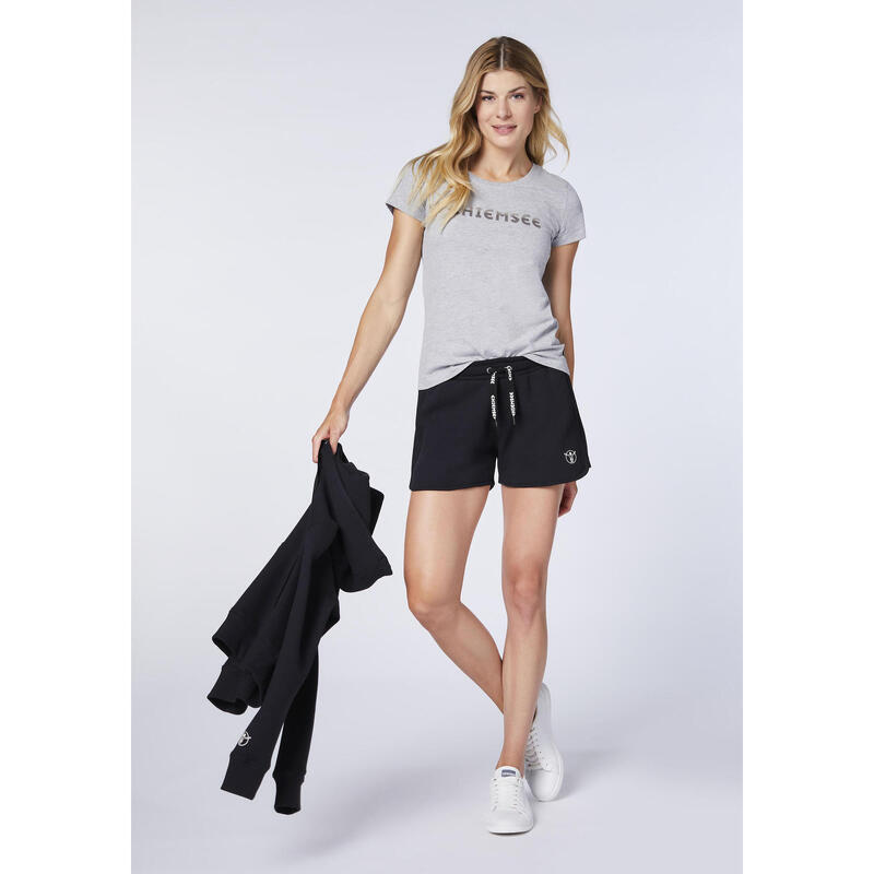 Sweat-Shorts mit breitem Bund