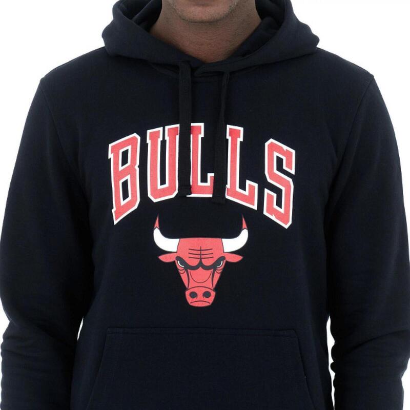 Hoodie New Era Chicago Bulls, Preto, Homens