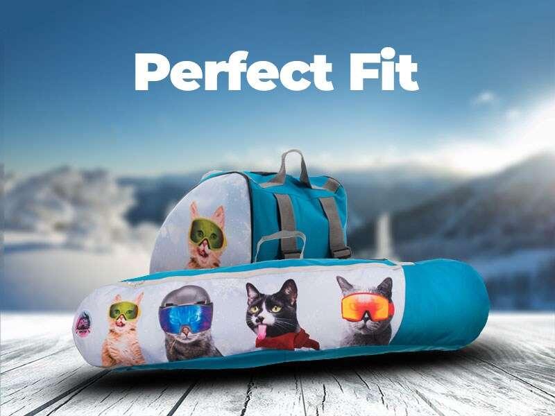 Pokrowiec na buty narciarskie dla dzieci Snowsport Cats 3/5