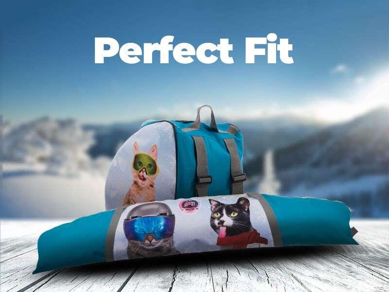 Pokrowiec na buty narciarskie dla dzieci Snowsport Cats 2/5