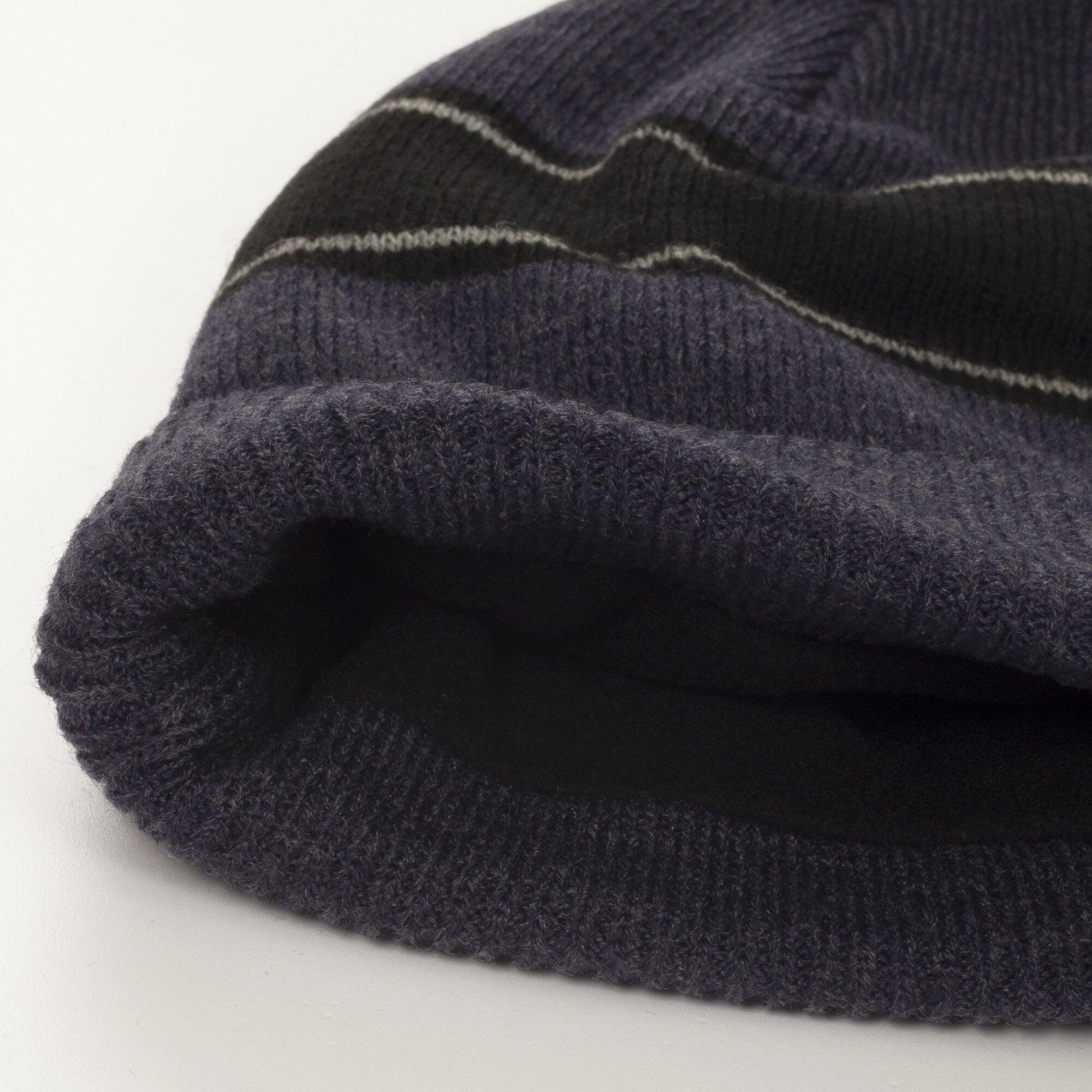 Calvin Klein Stripe Beanie Peacoat - ONESIZE 5/6