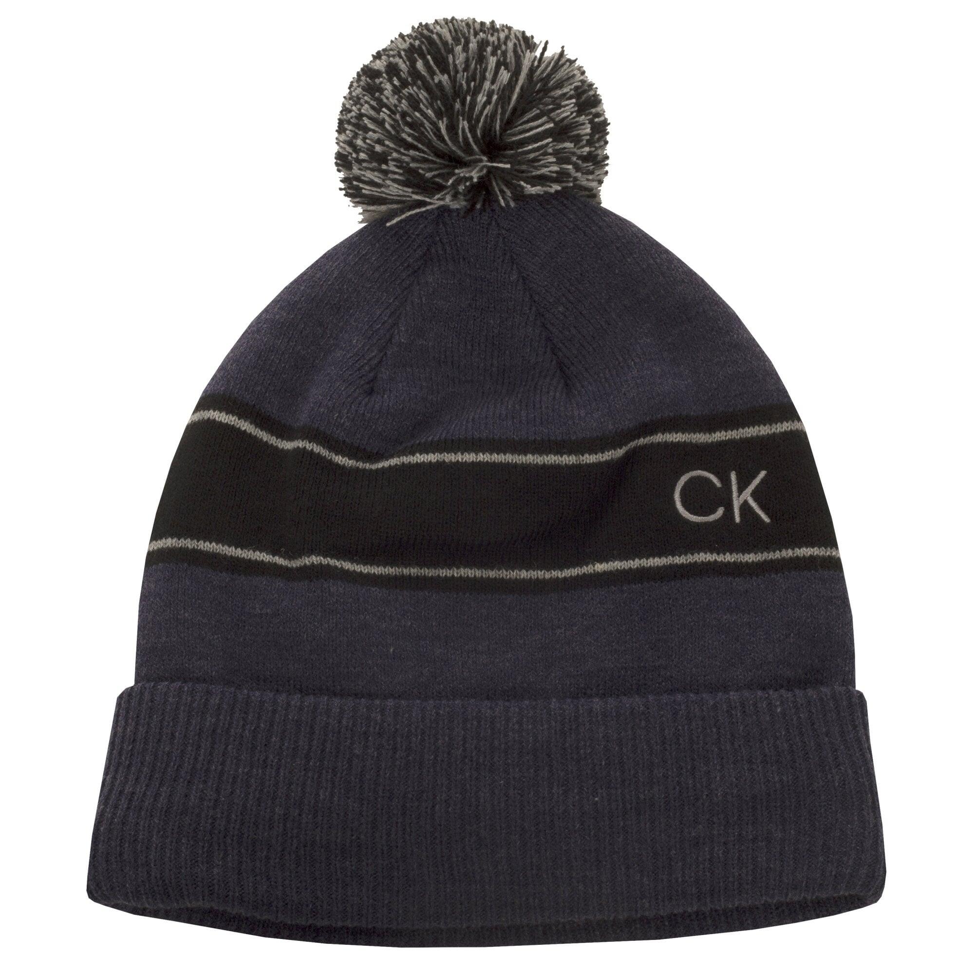 Calvin Klein Stripe Beanie Peacoat - ONESIZE 1/6